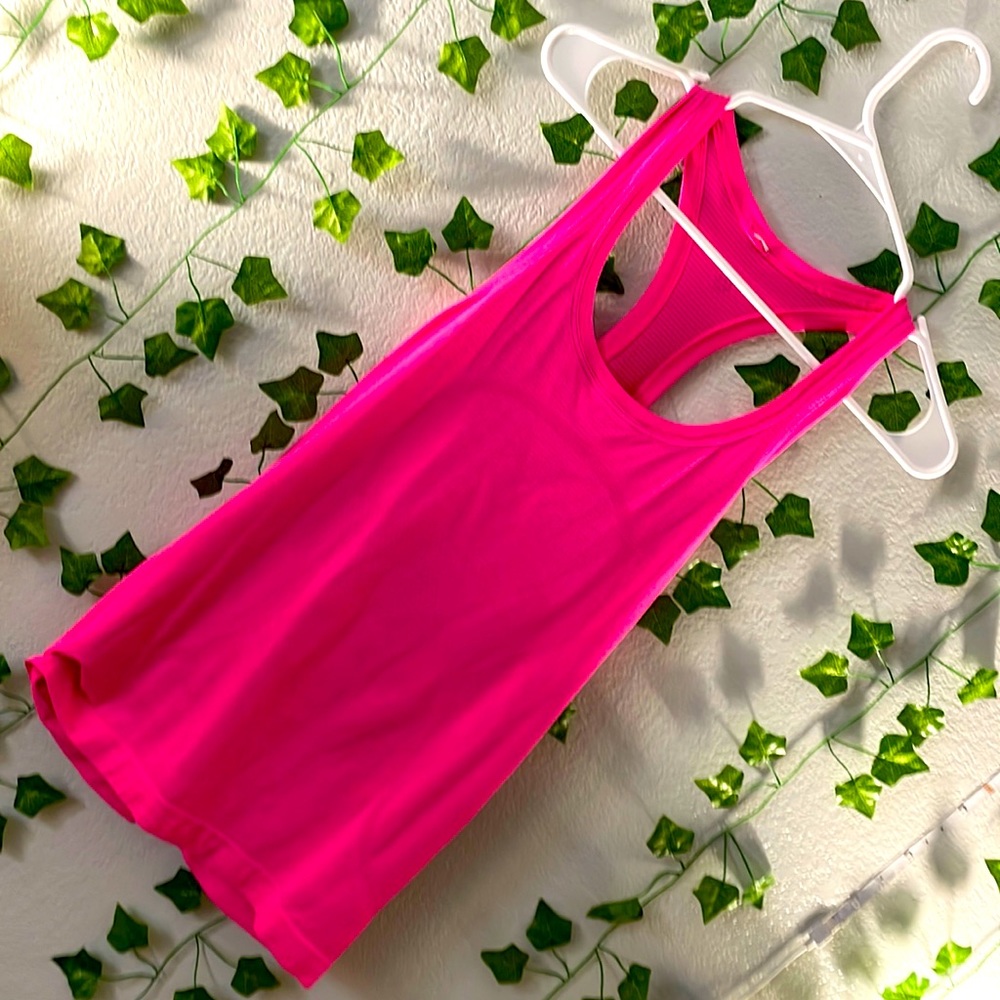 Lululemon Sonic Pink Racer Back Tank (size 6)